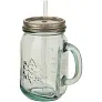 Juggo recycled glass mug with straw - Authentic