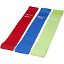 Olivia 3-piece set of yoga bands in recycled PET pouch