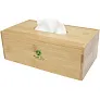 Inan bamboo tissue box holder