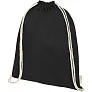 Orissa 140 g/m² GOTS organic cotton drawstring backpack
