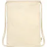 Orissa 140 g/m² GOTS organic cotton drawstring backpack