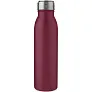 Harper 700 ml stainless steel sport bottle with metal loop