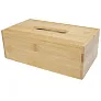 Inan bamboo tissue box holder