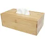 Inan bamboo tissue box holder