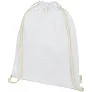 Orissa 100 g/m² GOTS organic cotton drawstring backpack