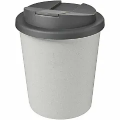 250 ml recycled tumbler with spill-proof lid