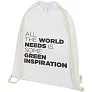 Orissa 100 g/m² GOTS organic cotton drawstring backpack