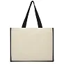 Varai 320 g/m² canvas and jute shopping tote bag