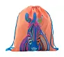 CreaDraw Kids RPET custom drawstring bag for kids