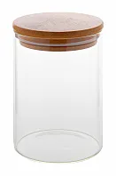staklenka s pokoplcem od bambusa 550 ml