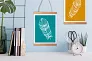 Hangoo bamboo photo hanger frame
