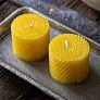 LEOTI set of 2 beewax candles