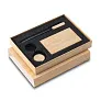 HAMPTON gift set of card holder, keyring and pen