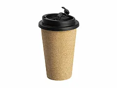 Mug with plastic lid, 450 ml