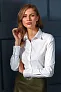 WOMEN'S STRETCH-FIT COTTON POPLIN LONG SLEEVE SHIRT - Premier
