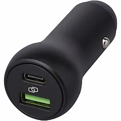 Dvostruki USB-C/USB-A auto punjač 55W - Tekiō®