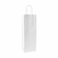 Bijela papirnata vrećica za butelje/boce