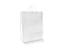 EKO White paper bag with twisted paper handles (larger dimensions)
