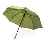  23" Impact AWARE™ RPET 190T auto open bamboo umbrella - XD Collection