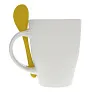  Ceramic mug 300 ml with spoon