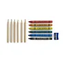  Colour pencil set with pencil sharpener
