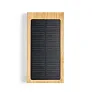  Bambus prijenosna baterija 10 000 mAH, bežični/solarni punjač 5W