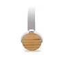  Foldable wireless headphones, bamboo details