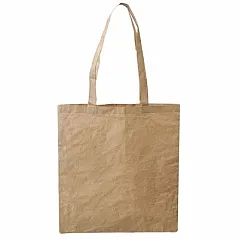 Shopping bag made of cotton and paper