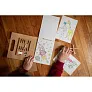  Colouring set, colouring pencils, pencil sharpener and eraser
