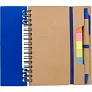  Memo holder, notebook, sticky notes, ball pen