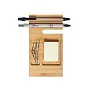  Bamboo desk organizer, phone stand