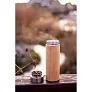  Bamboo vacuum flask 300 ml with sieve stopping dregs
