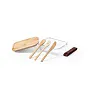  Glass lunch box 700 ml, bamboo lid and cutlery
