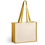  Laminated jute shopping bag with laminated cotton element