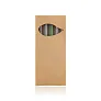  Glass reusable drinking straw set B'RIGHT, 4 pcs, cleaning brush with plate for personalization included