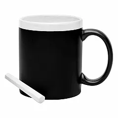 Ceramic mug for drawing 300 ml, chalk