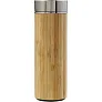  Bamboo vacuum flask 420 ml with sieve stopping dregs