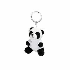 Plush panda, keyring