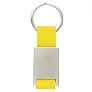  Keyring with metal badge