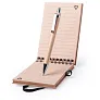  Bamboo notebook A6 with ball pen