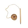  Bamboo ball pen with stand B'RIGHT