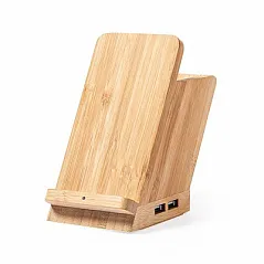 Bežični punjač 5W, 4 USB hub 2.0, držač mobitela i olovki