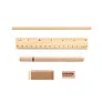  School set, pencil case, pencil, ball pen, ruler, eraser and pencil sharpener