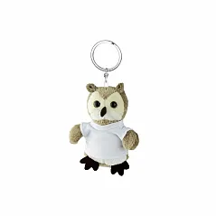 Plush owl, keyring