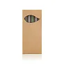  Glass reusable drinking straw set B'RIGHT, 4 pcs, cleaning brush with plate for personalization included