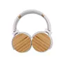  Foldable wireless headphones, bamboo details