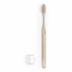 Wheat straw toothbrush, case included