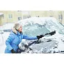  Ice scraper with snow bristle, telescopic handle (max. 88 cm)