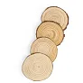  Wooden cup coaster set, 4 pcs