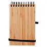  Bamboo notebook A6 with ball pen